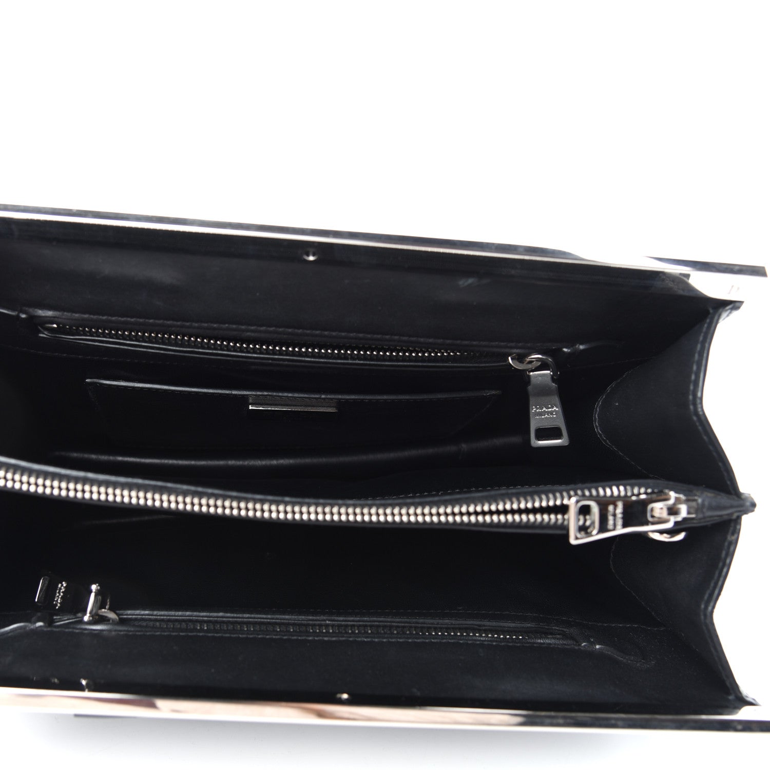 Prada City Calfskin Tote Black 5 of 9