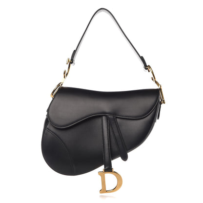 Christian Dior Calfskin Saddle Bag Black 1 of 8