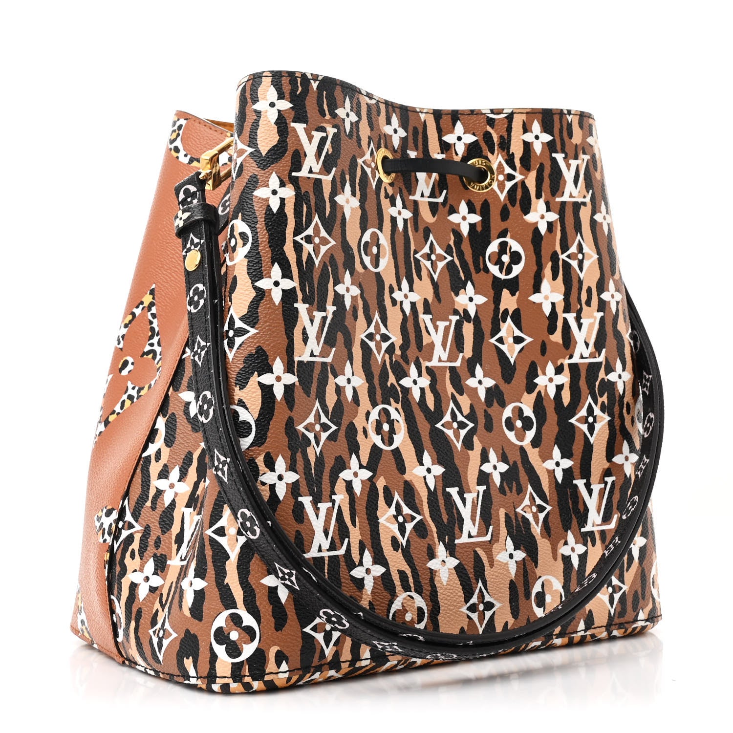 Louis Vuitton Monogram Giant Jungle NeoNoe Caramel 3 of 11