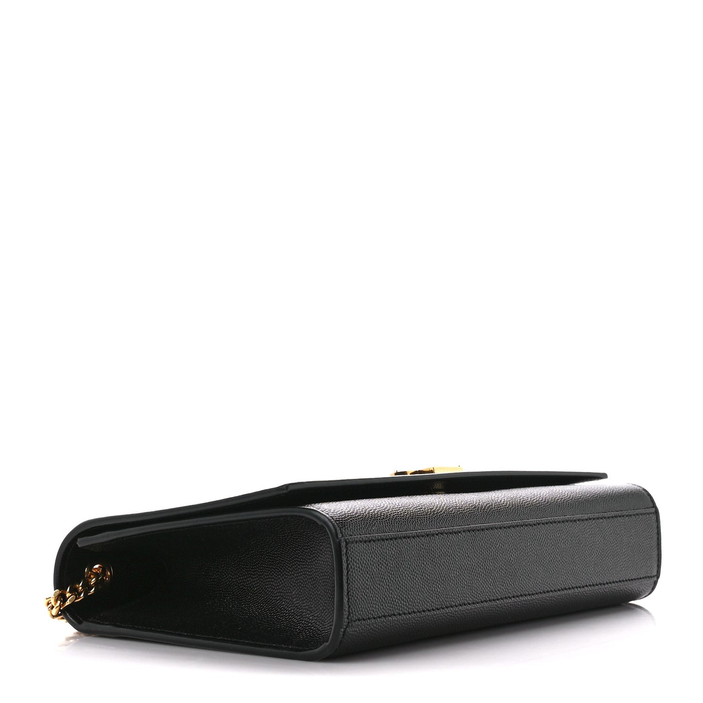 Grain De Poudre Medium Classic Monogram Kate Satchel Black