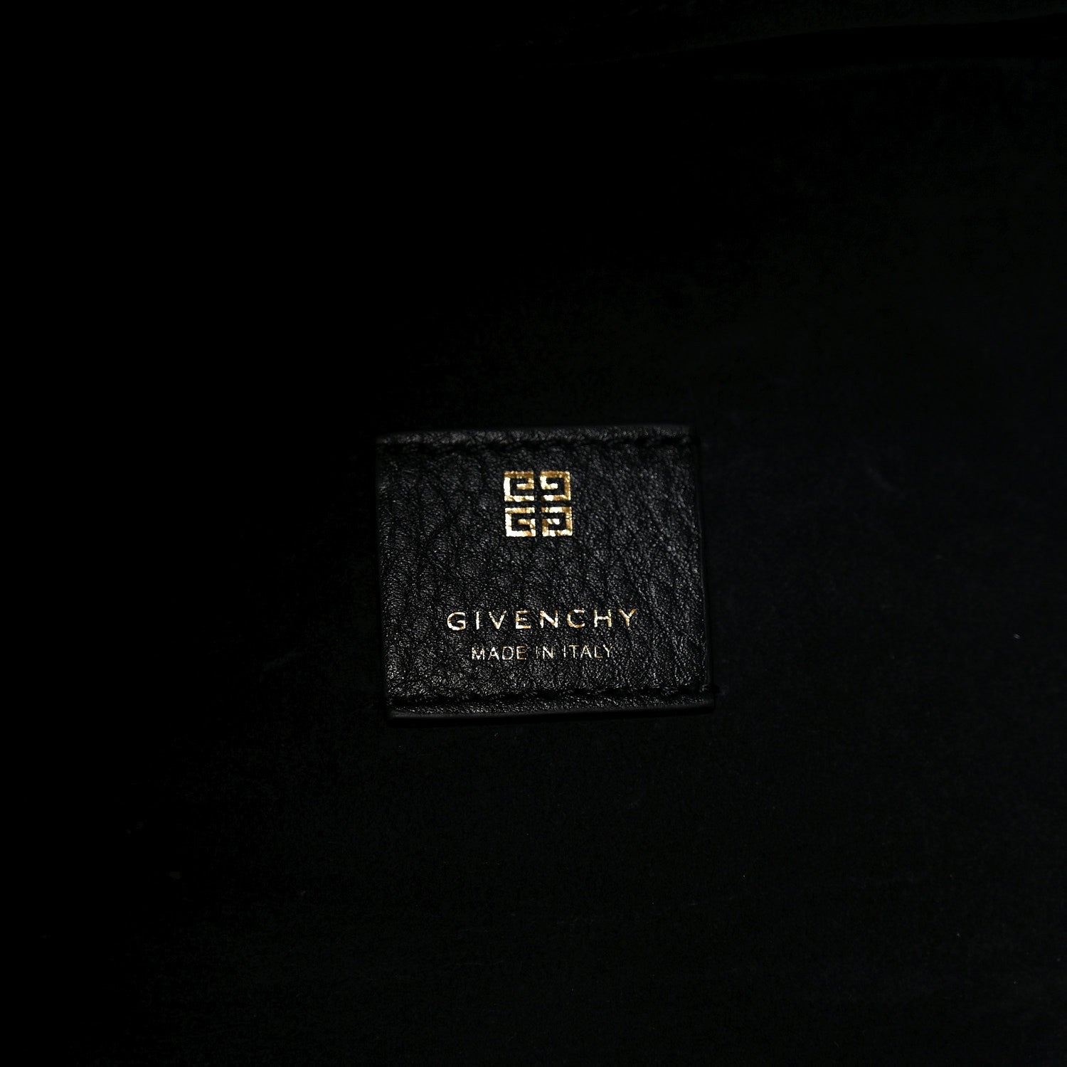 Givenchy Calfskin Crocodile Embossed Medium G-Lock Hobo Black