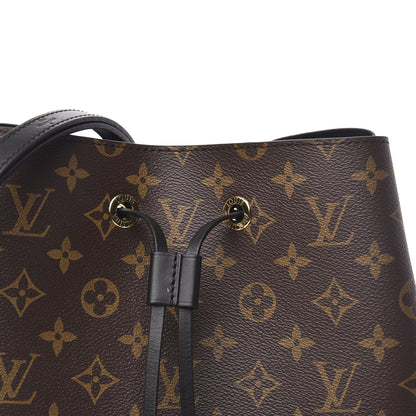 Louis Vuitton Monogram Neonoe MM Black 9 of 9