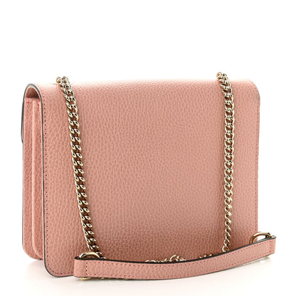 Gucci Dollar Calfskin Small Interlocking G Shoulder Bag Soft Pink 2 of 9