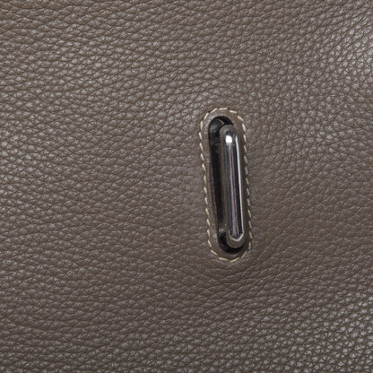 Hermes Taurillon Clemence Jypsiere 37 Etoupe 9 of 13