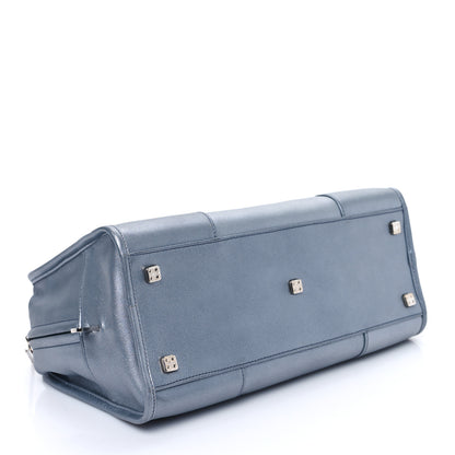 Loewe Metallic Calfskin Amazona 28 Silver 4 of 11