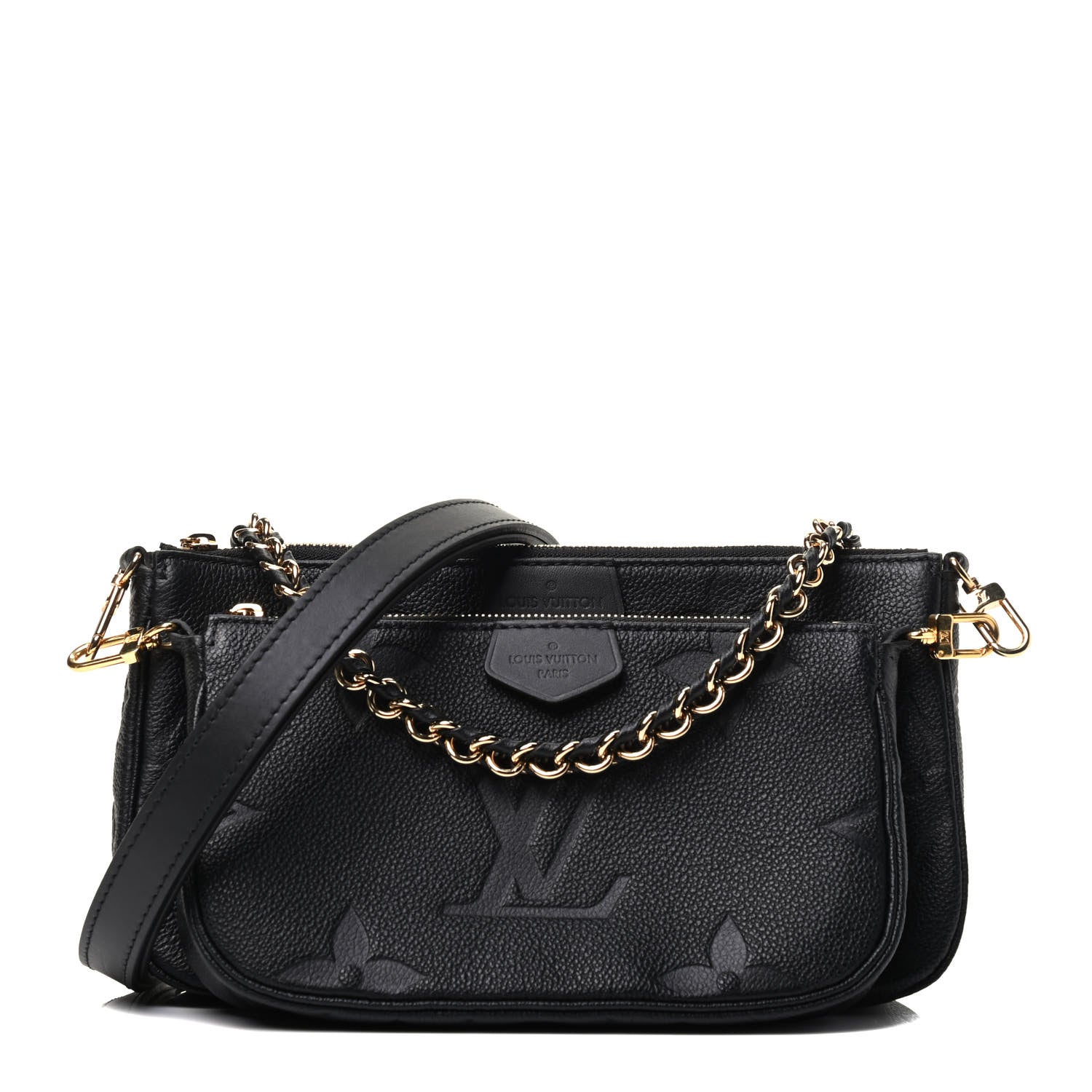 Louis Vuitton Empreinte Monogram Giant Multi Pochette Accessories Black 1 of 10