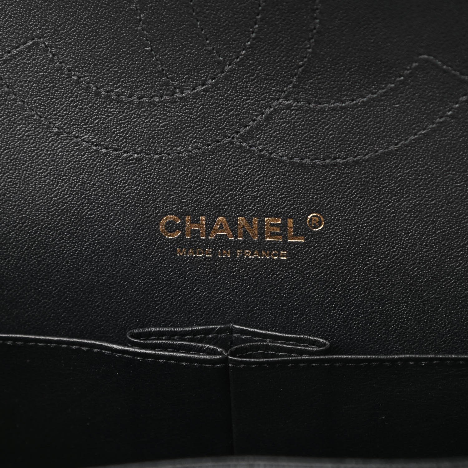 Chanel Caviar Chevron Quilted Jumbo Double Flap Black 6 of 12