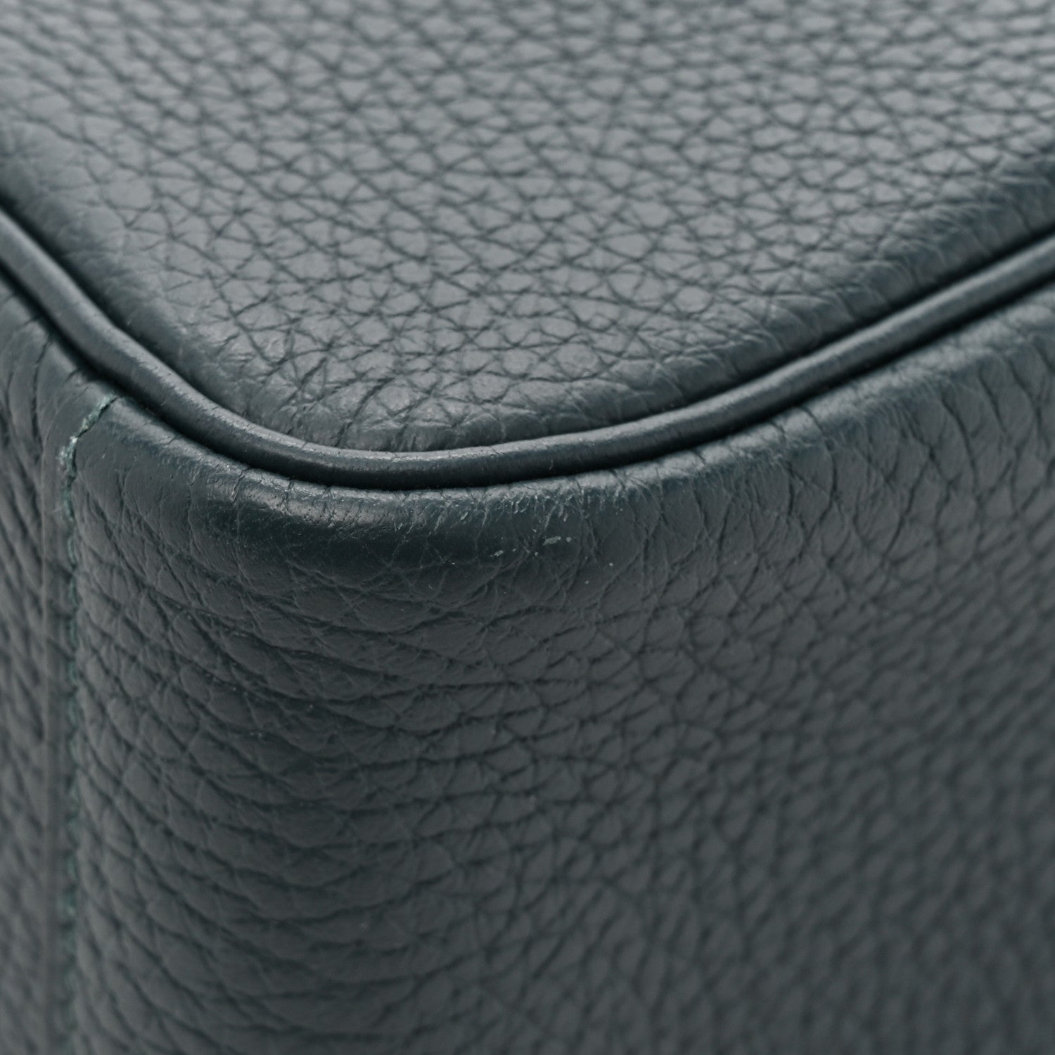 Hermes Taurillon Clemence Mini Lindy 20 Vert Cypress 12 of 14