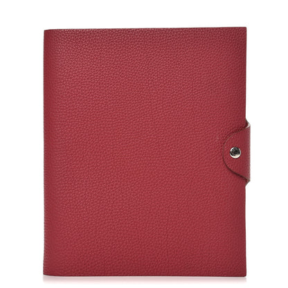 Hermes Togo Ulysse MM Agenda Cover Rubis 1 of 12