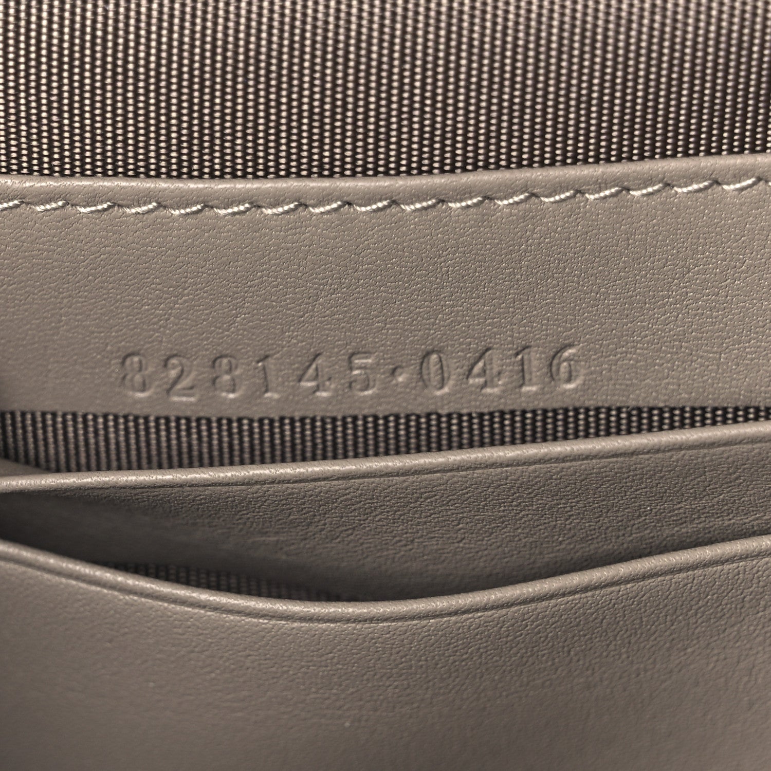 Gucci Calfskin Gucci 73 Clutch Dove Grey 7 of 11