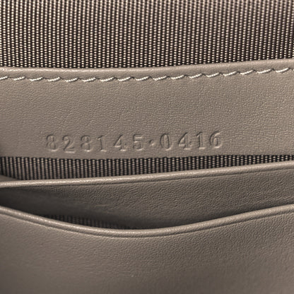 Gucci Calfskin Gucci 73 Clutch Dove Grey 7 of 11