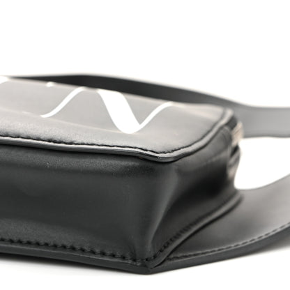 Valentino Garavani Calfskin VLTN Belt Bag Black White 9 of 9