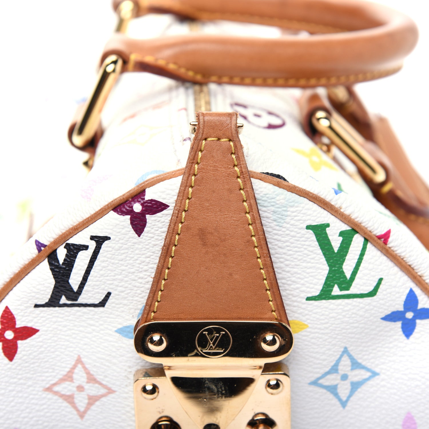 Louis Vuitton Monogram Multicolor Speedy 30 White 16 of 29
