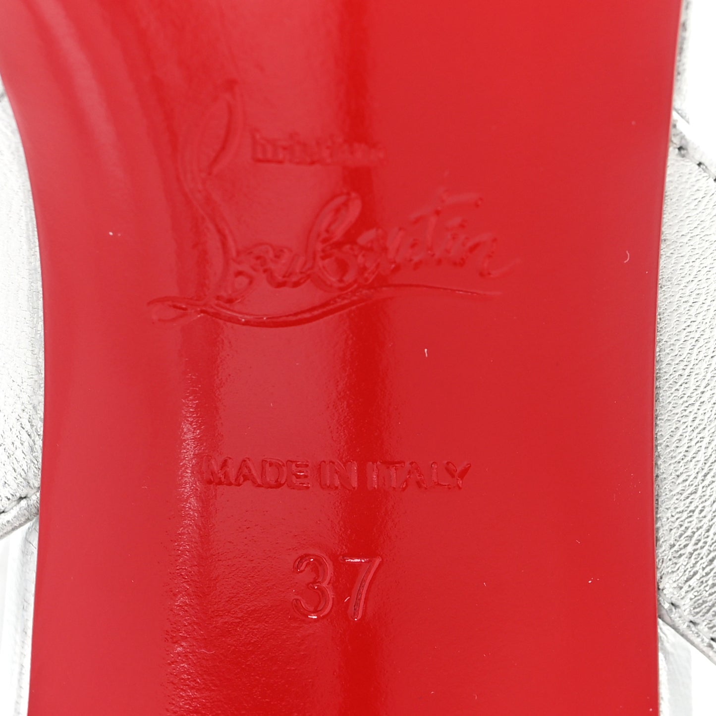 Kid Laminato Mariza 85 Sandals 37 Silver