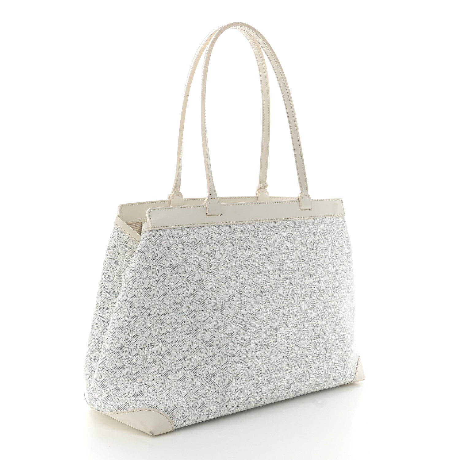 Goyard Goyardine Bellechasse PM White 3 of 12