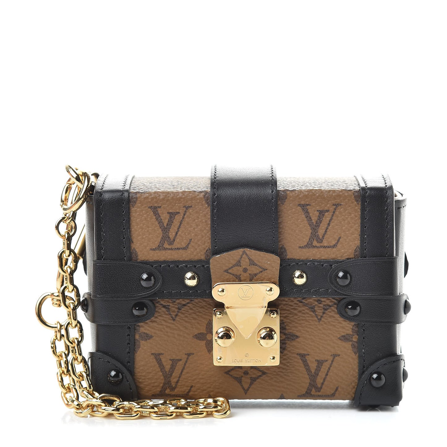 Reverse Monogram Essential Trunk Black