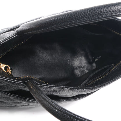 Chanel Caviar Medallion Tote Black 5 of 7