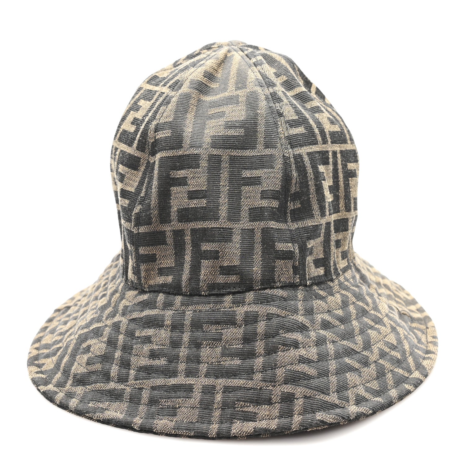 Fendi Technical Fabric FF Bucket Hat M Tobacco 5 of 9