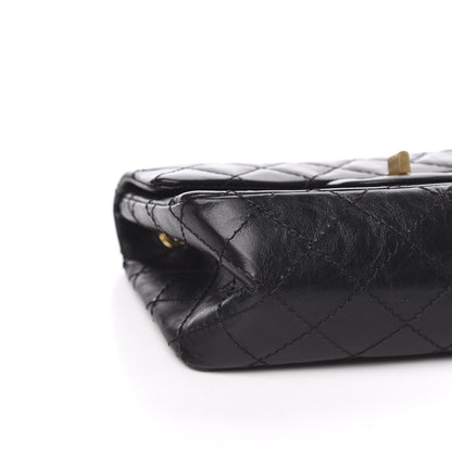 Chanel Aged Calfskin Quilted 2.55 Reissue Mini Flap Black 8 of 11