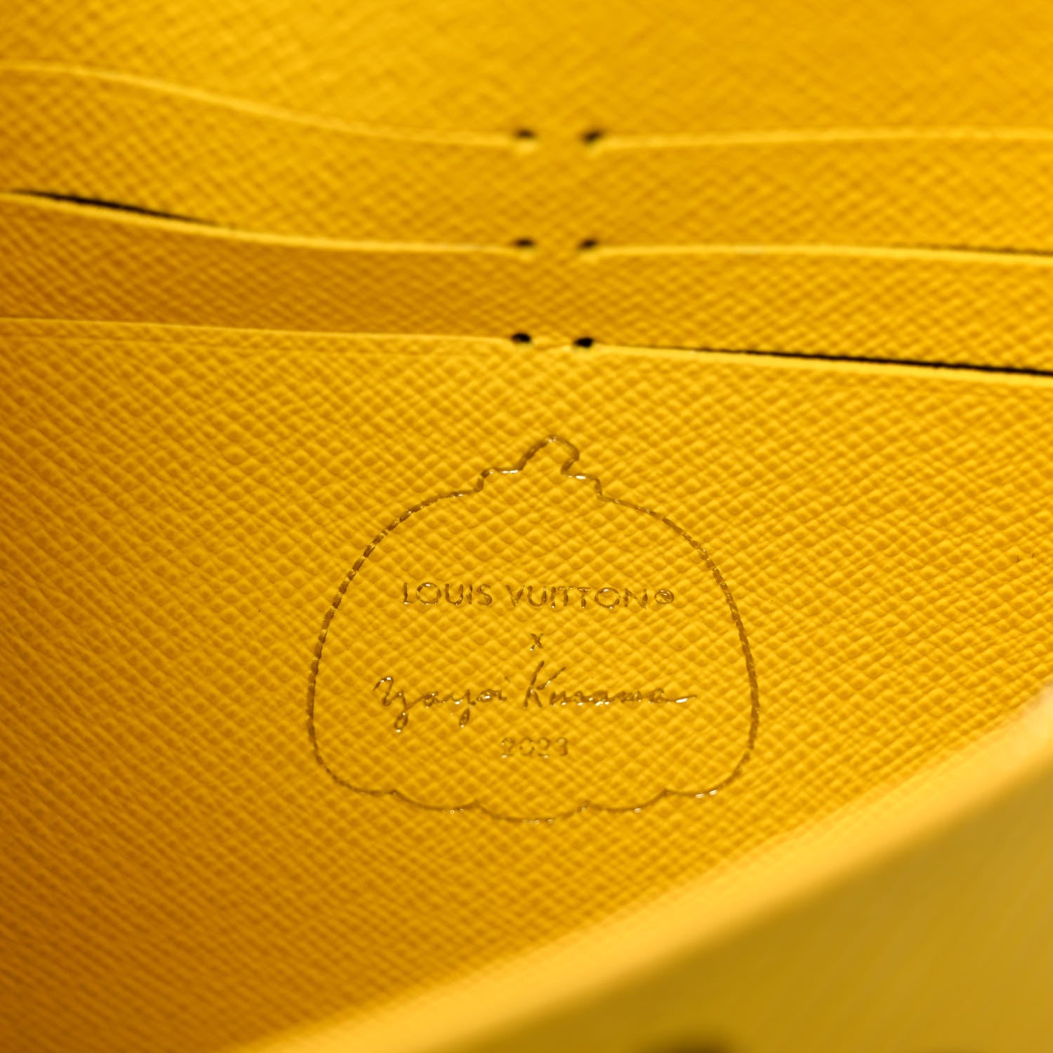 Louis Vuitton LV x YK Epi Infinity Dots Twist Belt Chain Wallet Yellow Black 6 of 10