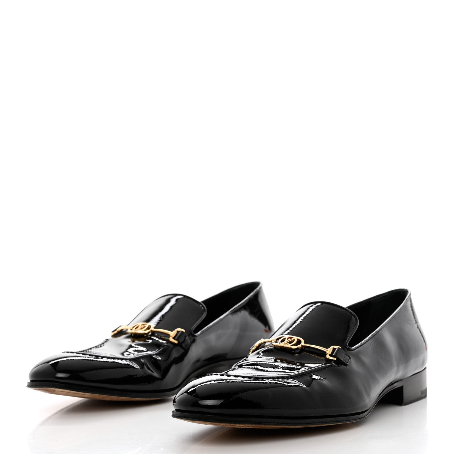 Louis Vuitton Patent Monogram Mens Club Loafers 11 Anthracite 3 of 12