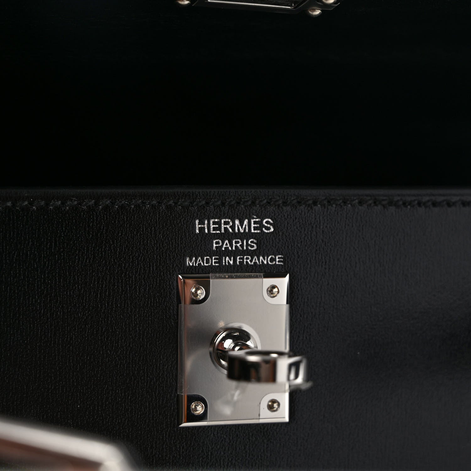 Hermes Box Kelly Sellier 25 Black 6 of 9