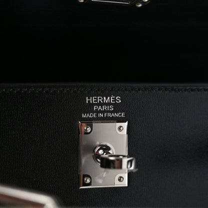 Hermes Box Kelly Sellier 25 Black 6 of 9