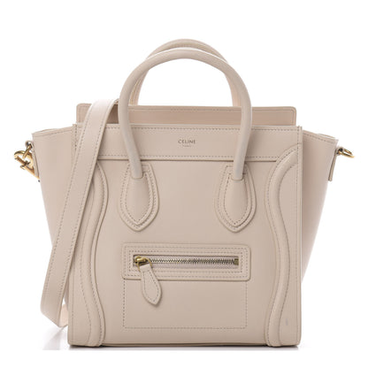 Celine Smooth Calfskin Nano Luggage Powder 1 of 21