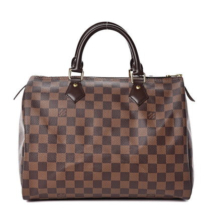 Louis Vuitton Damier Ebene Speedy 30 1 of 10