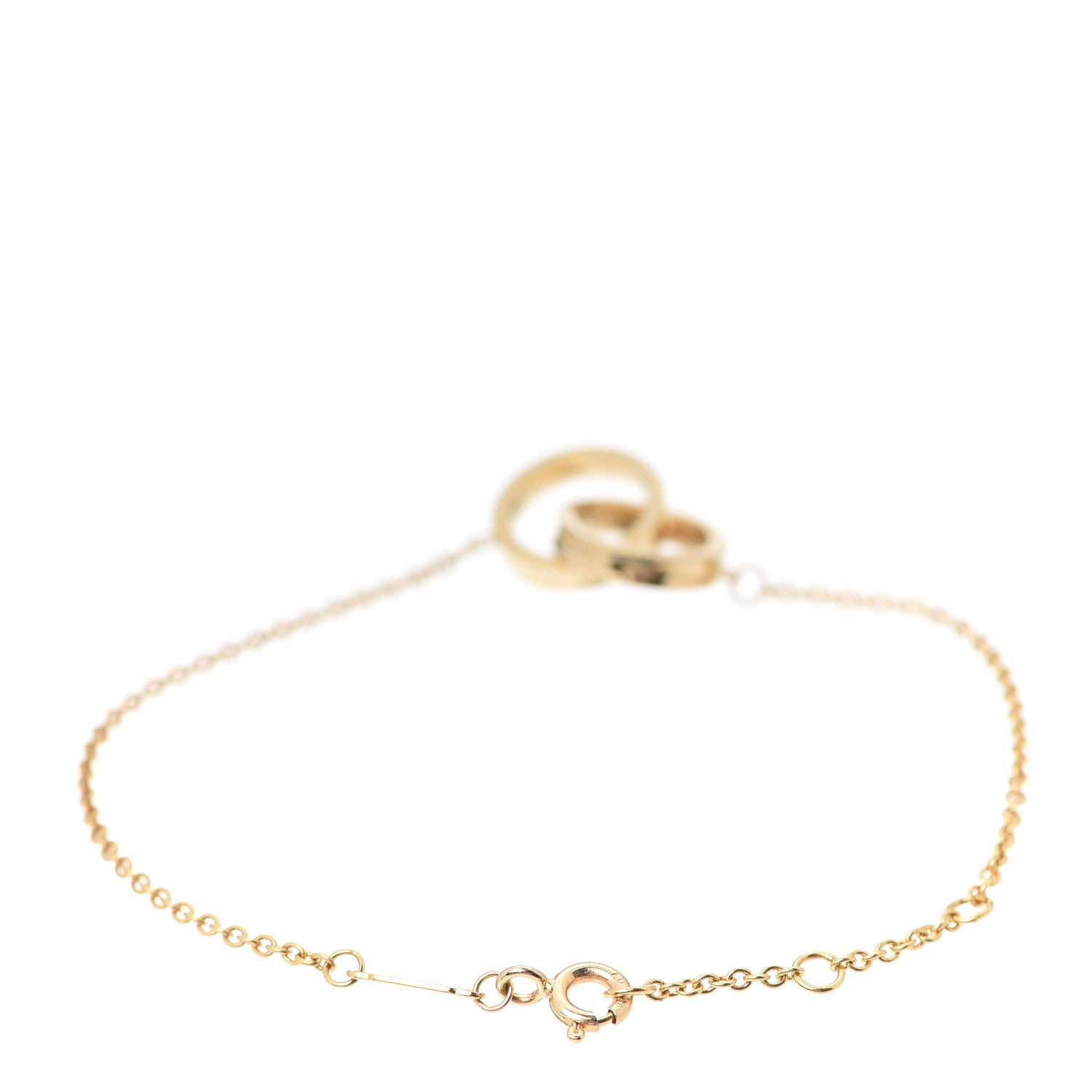 Tiffany 18K Yellow Gold 1837 Interlocking Circles Bracelet 3 of 6