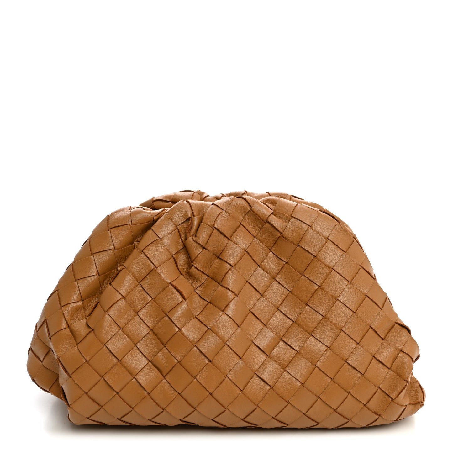 Nappa Intrecciato Teen Pouch Caramel