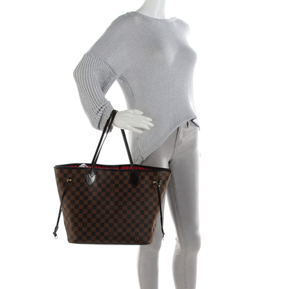 Louis Vuitton Damier Ebene Neverfull MM 2 of 12
