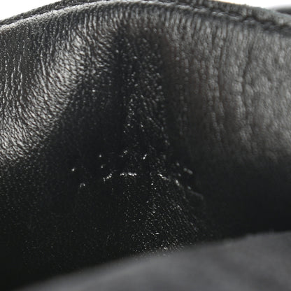 Hermes Stretch Velvet Goatskin Saint Honore Ankle Boots 37 Black 8 of 9