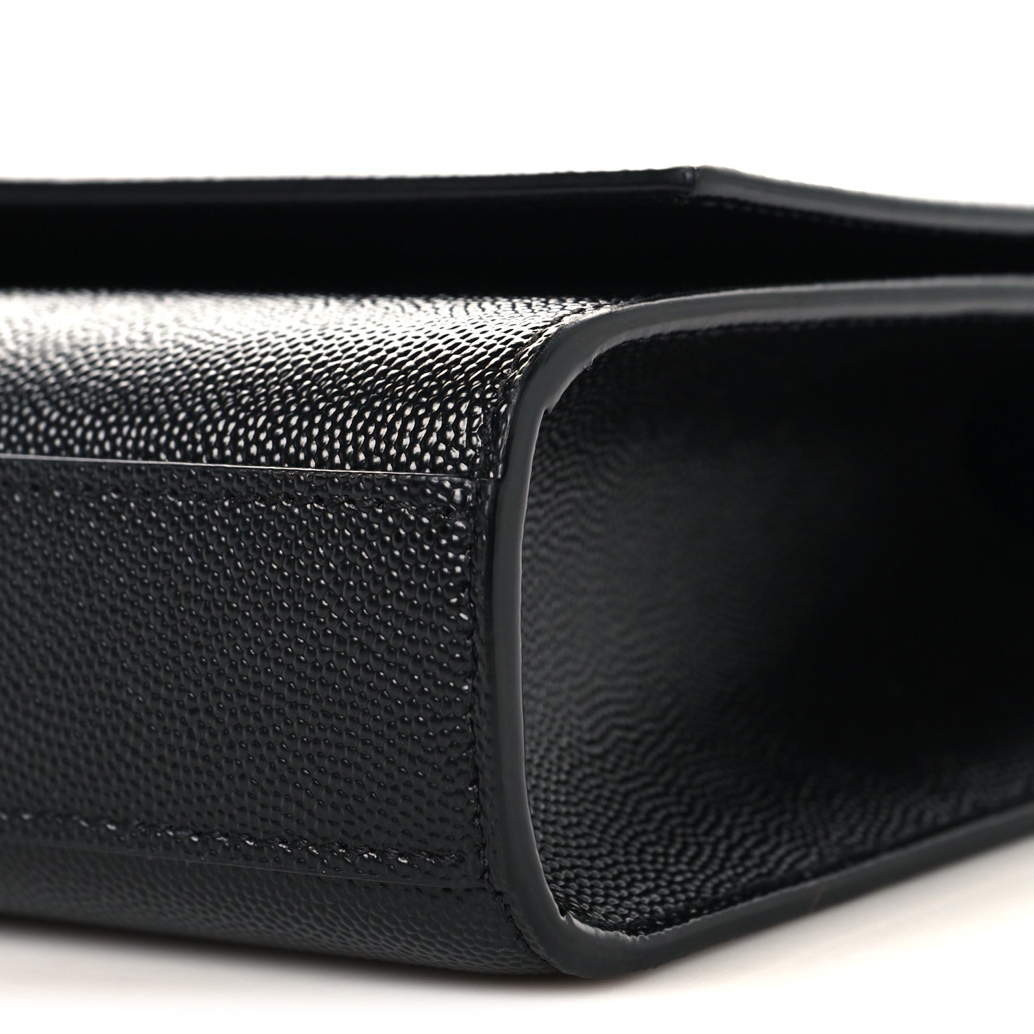 Saint Laurent Grain De Poudre Medium Classic Monogram Monochrome Kate Satchel Black 9 of 9