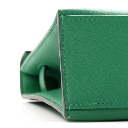 Hermes Swift Kelly Pochette Clutch Vert Vertigo 9 of 11