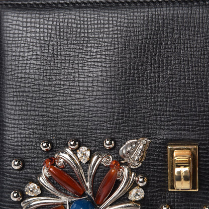 Dolce & Gabbana Dauphine Crystal Embellished Box Bag Black Multicolor 10 of 11