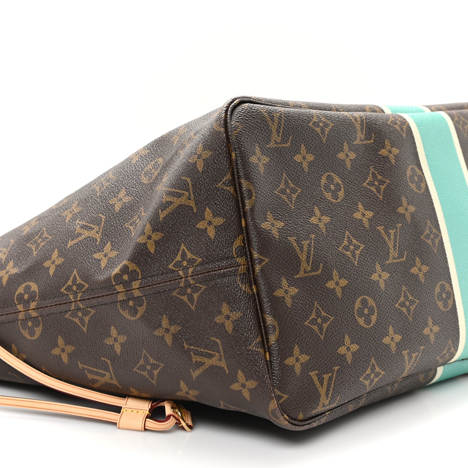 Louis Vuitton Monogram My LV Heritage Neverfull Turquoise White 9 of 11