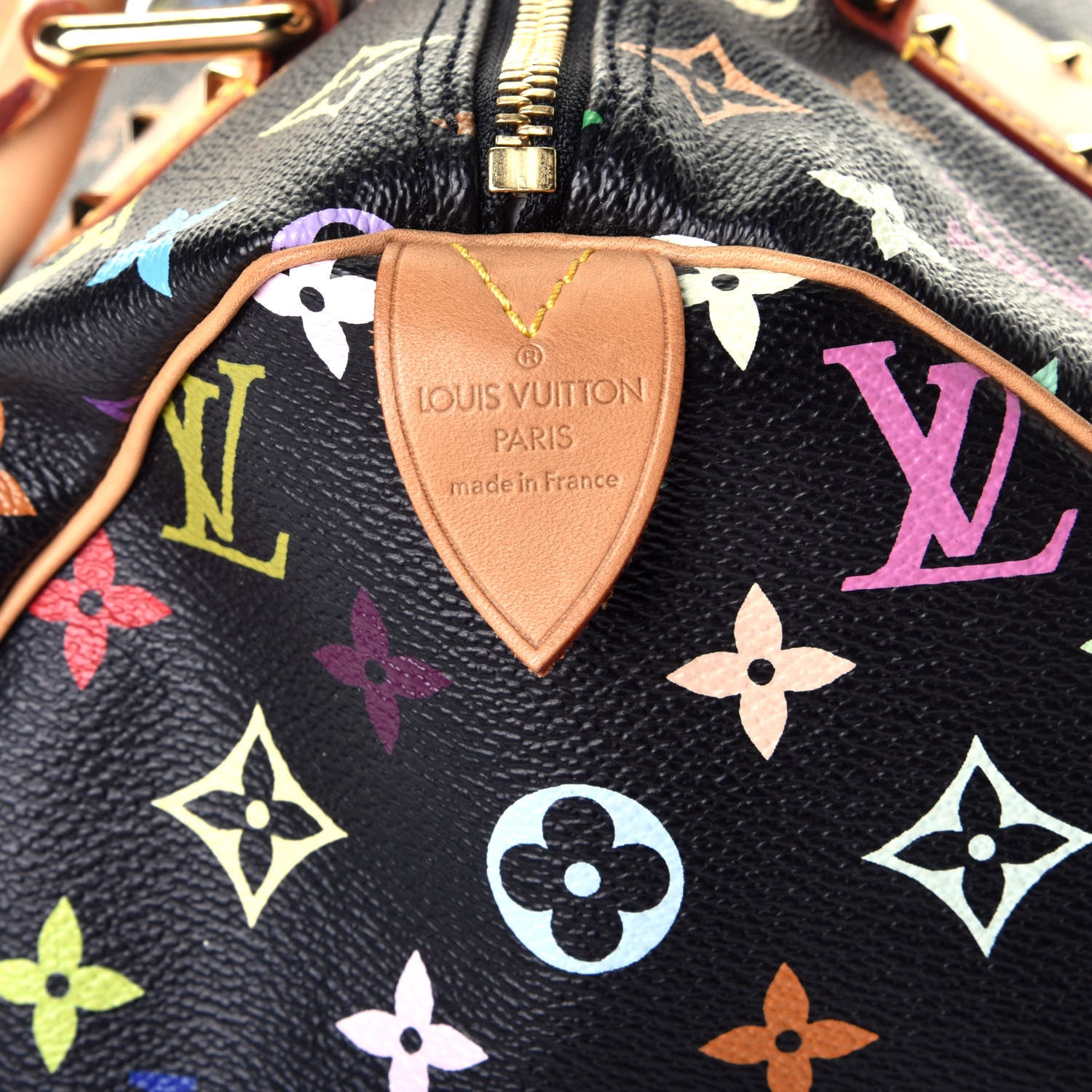 Louis Vuitton Monogram Multicolor Speedy 30 Black 6 of 8