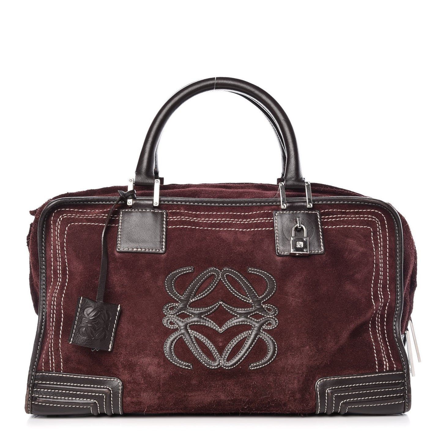 Suede Amazona 36 Burgundy