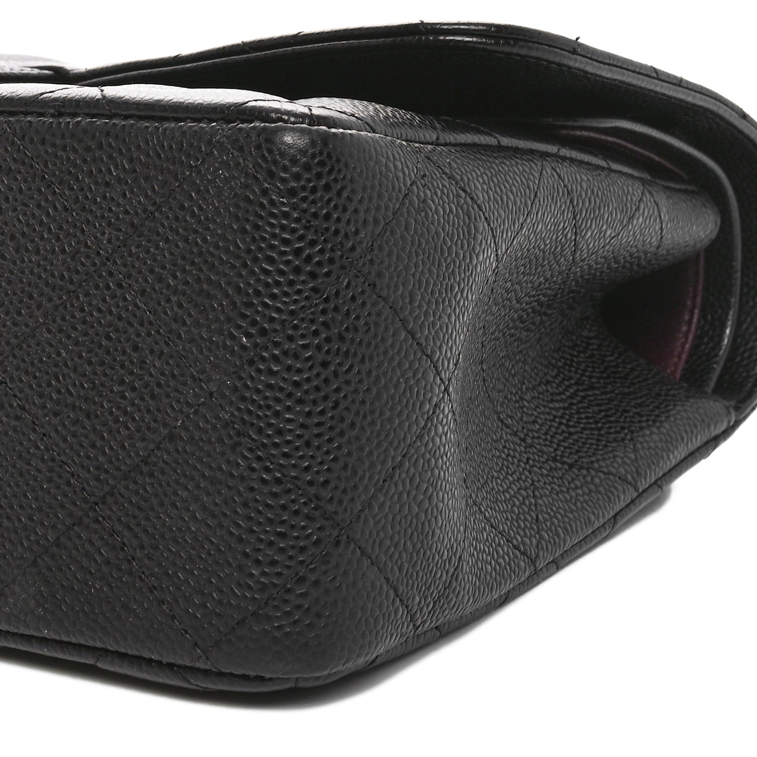 Chanel Caviar Quilted Jumbo Double Flap Black 10 of 11