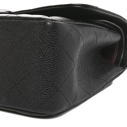 Chanel Caviar Quilted Jumbo Double Flap Black 10 of 11