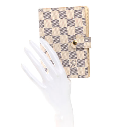 Louis Vuitton Damier Azur Small Ring Agenda Cover 2 of 7