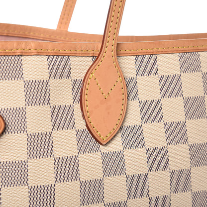 Louis Vuitton Damier Azur Neo Neverfull MM Rose Ballerine 11 of 21