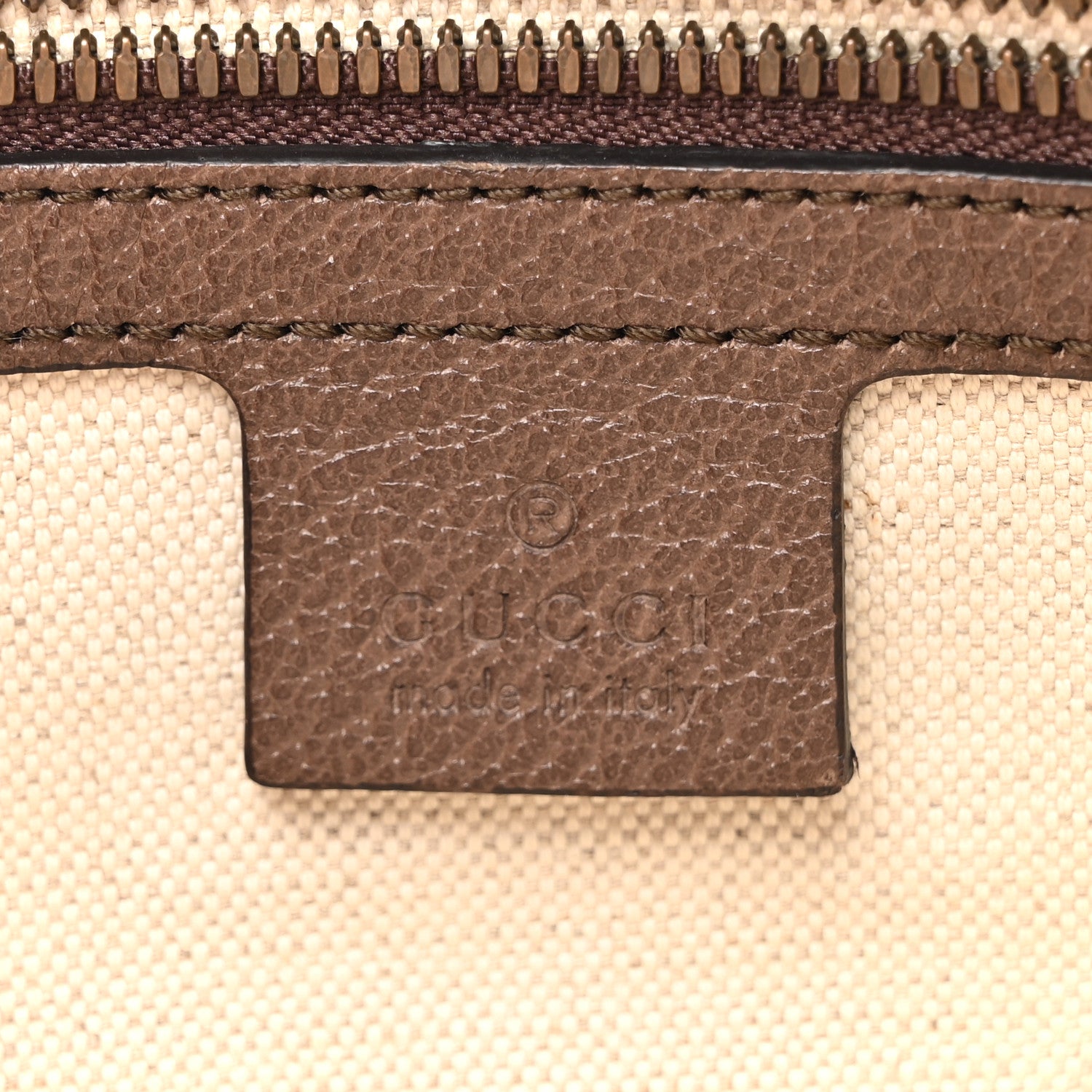 Gucci Soft GG Supreme Monogram Medium Ophidia Belt Bag Dark Brown 6 of 10