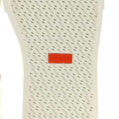 Hermes Calfskin Day Sneakers 37.5 Multicolor White 6 of 8