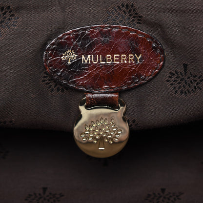 Mulberry Shiny Leopard Oversized Alexa Dark Oak 7 of 24