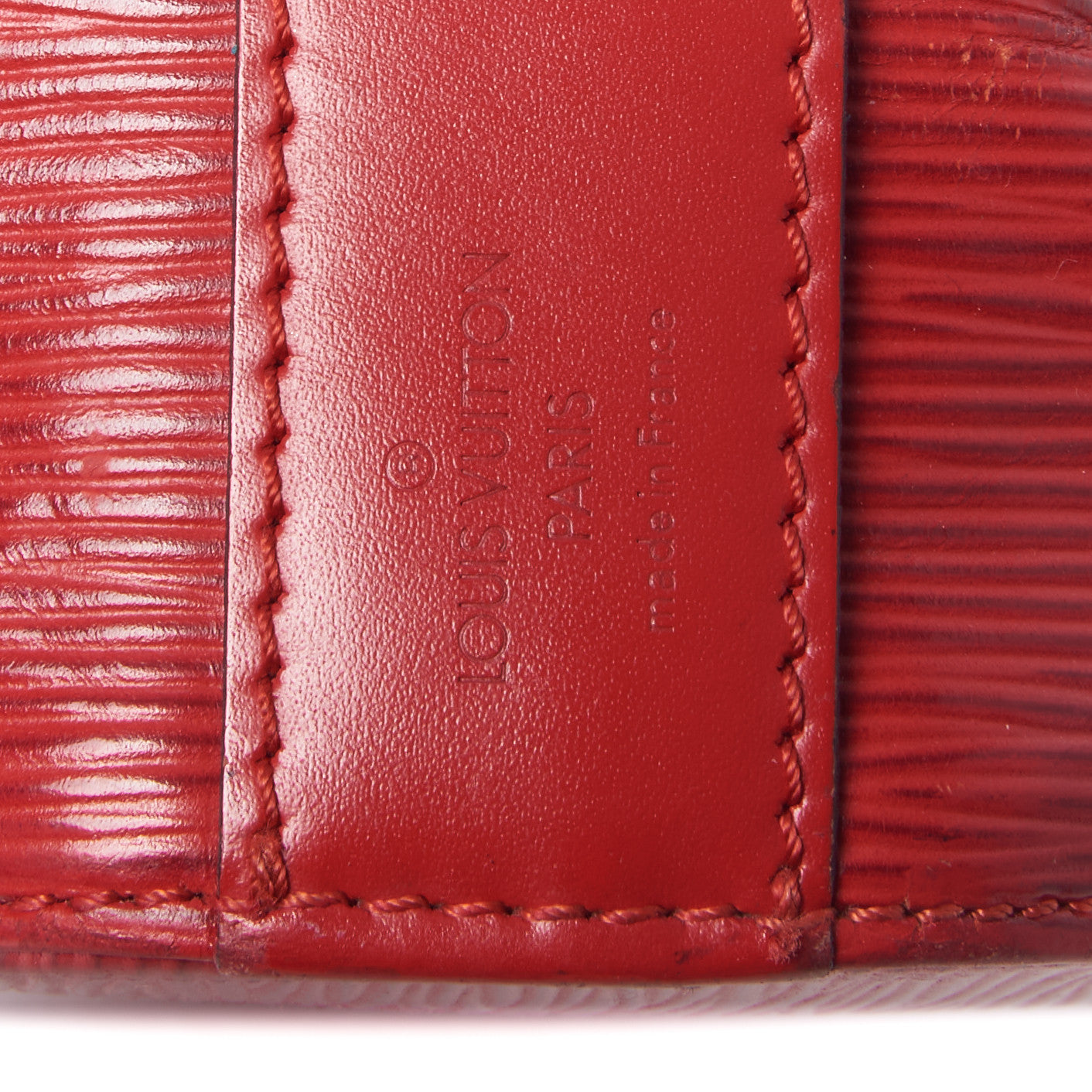 Louis Vuitton Epi Sac D'Epaule Castillan Red 8 of 8