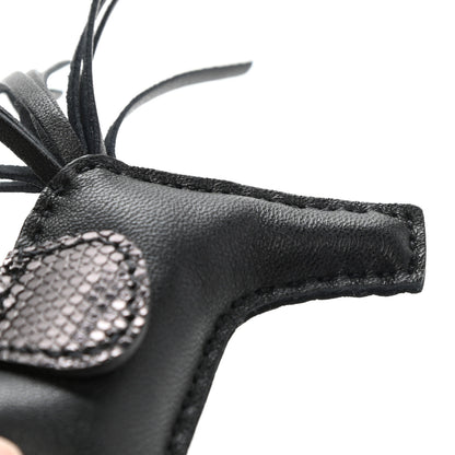 Hermes Milo Lambskin Lizard Touch Grigri Rodeo Horse Bag Charm PM So Black 5 of 5