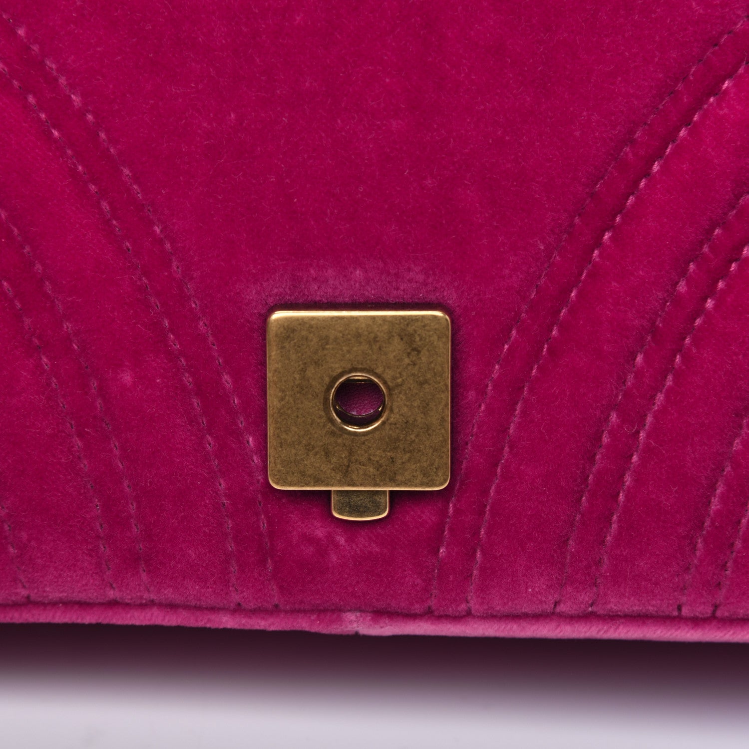 Gucci Velvet Matelasse Small GG Marmont Shoulder Bag Light Raspberry Rose 14 of 17