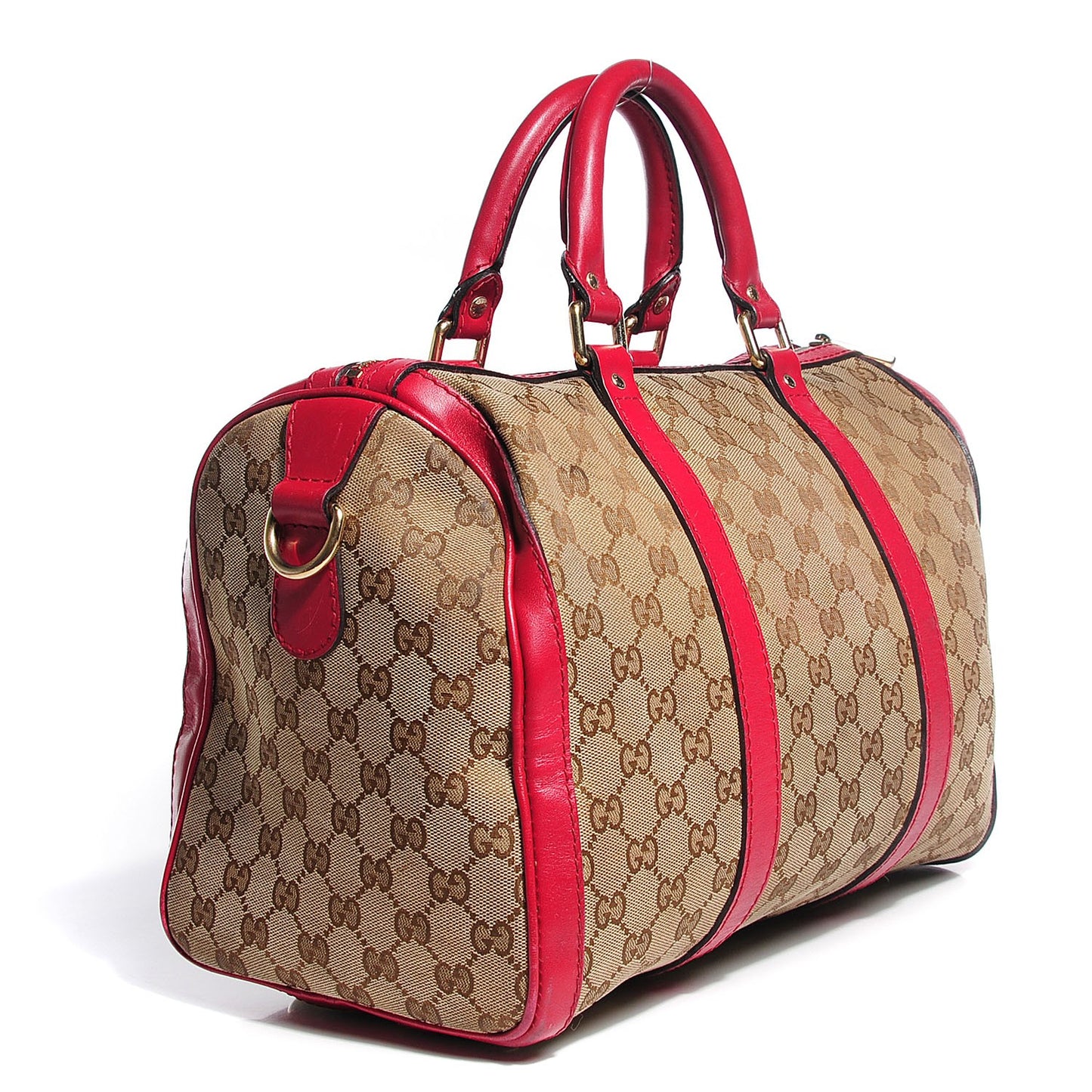 Monogram Medium Joy Boston Raspberry